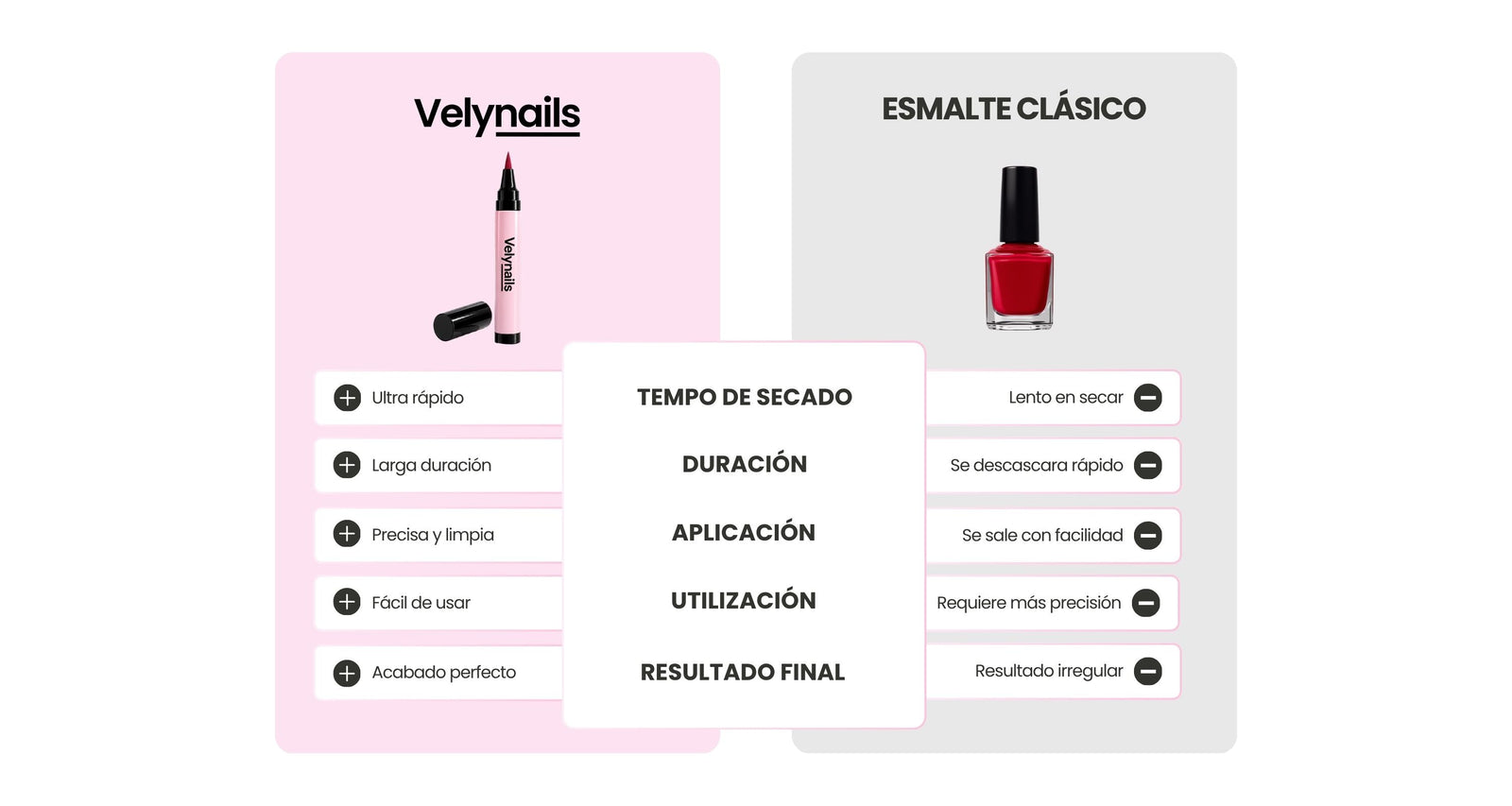 Velynails vs esmalte clásico