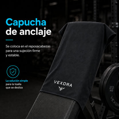 Vexora — Sporthandtuch mit Kapuze
