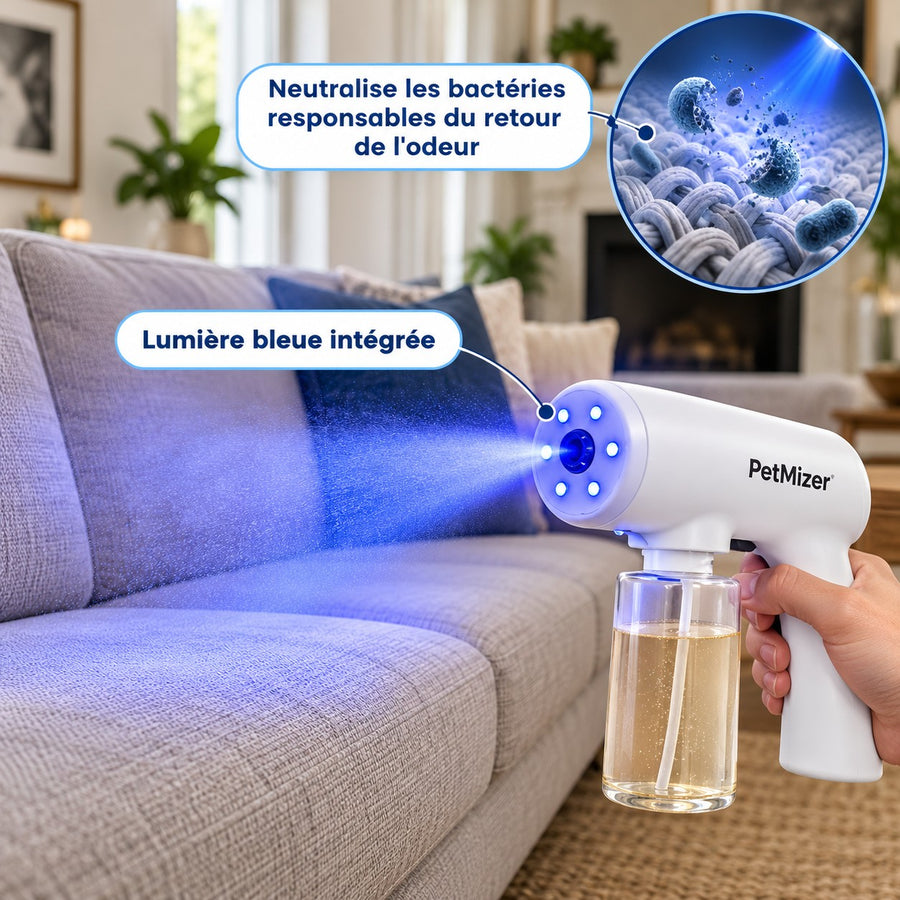 Integriertes Blaulicht von PetMizer